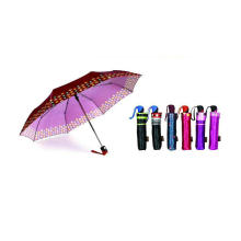 Imprimer Parapluies ouverts et fermés en satin 3 plis (YS-3FD22083970R)